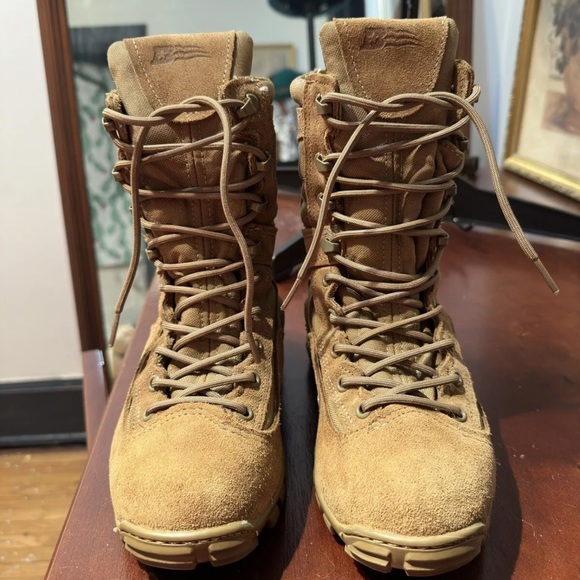 Belleville Coyote Brown Sabre 533 Hot Weather Hybrid Assault Boots Size 4.5 W - Picture 1 of 7
